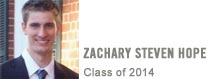 Zachary Steven Hope Class of 2014