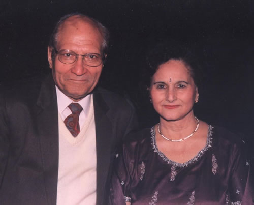 Picture of Dr. Dev Chopra with his wife Omi