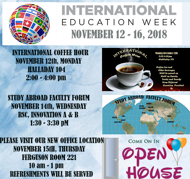 International Education Week flyer