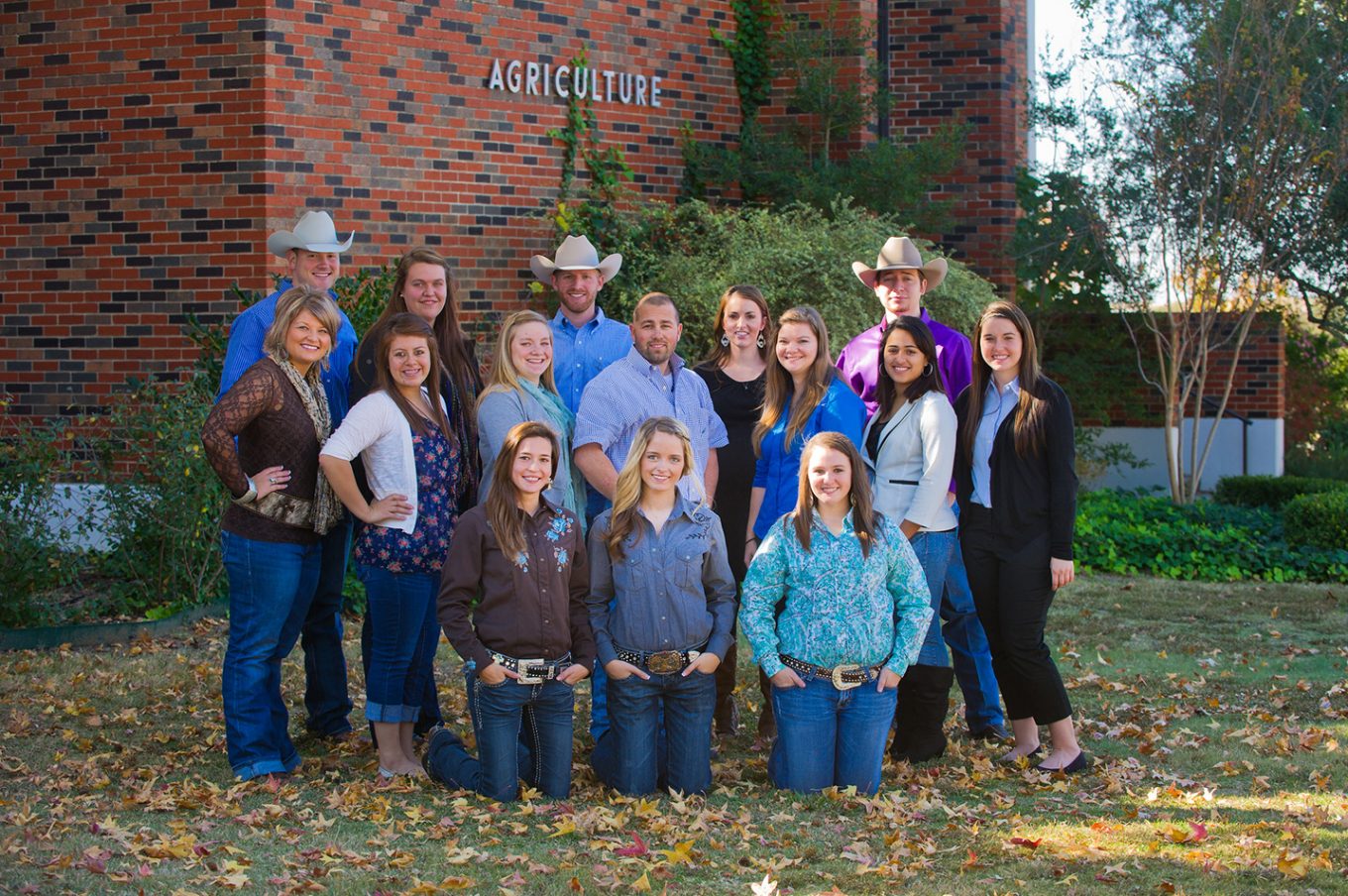 group of ag students