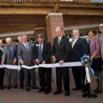 Dr. Dan Jones and other professors ribbon cutting