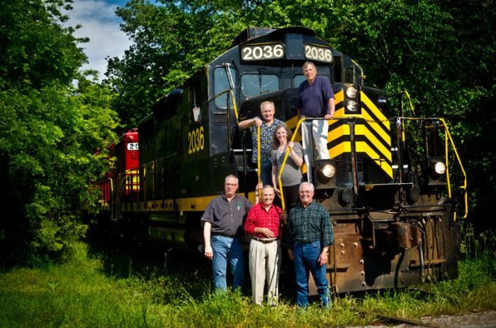 Tejas Club members Jace Carrington, John Moss, Dick Rothwell and Frank Turner