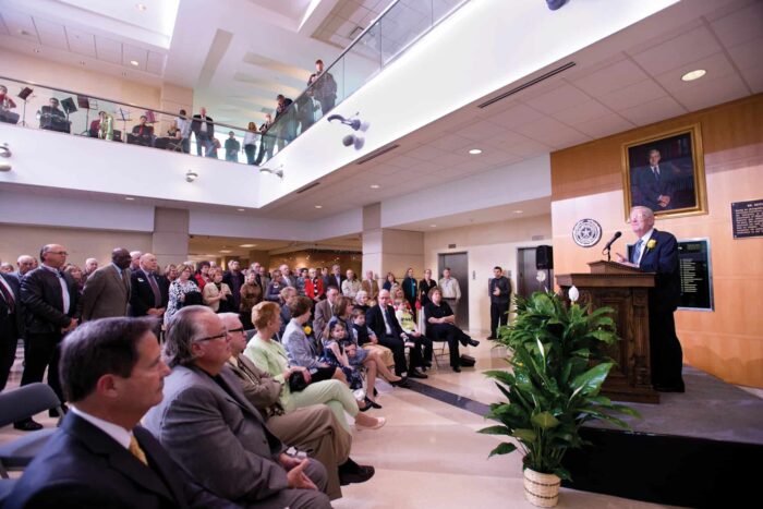 Meeting at The Keith D. McFarland Science Building