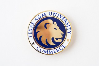 Texas A & M commerce icon with lion