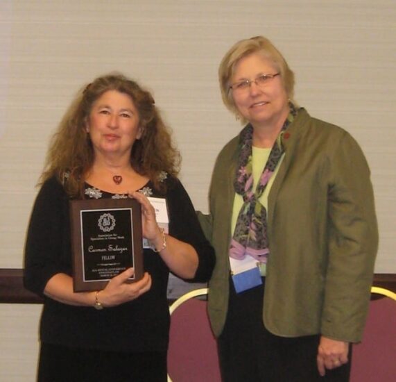 Dr. Carmen F. Salazar Received award
