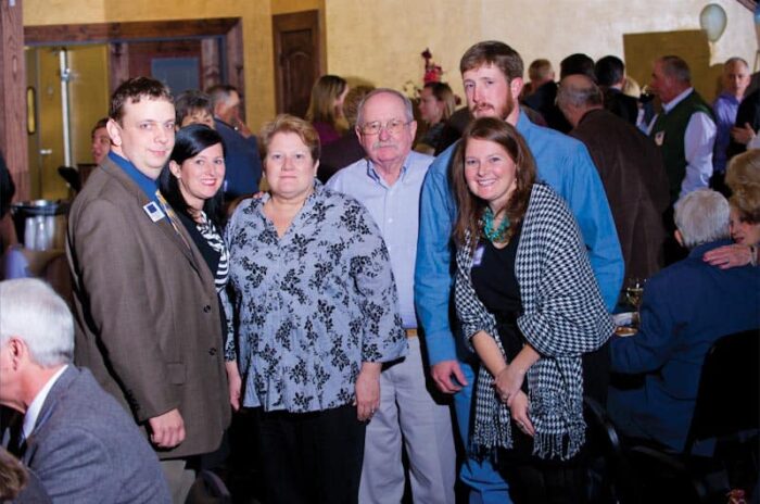 Greenville Alumni Scholarship, Lacy Risner Robinson with family