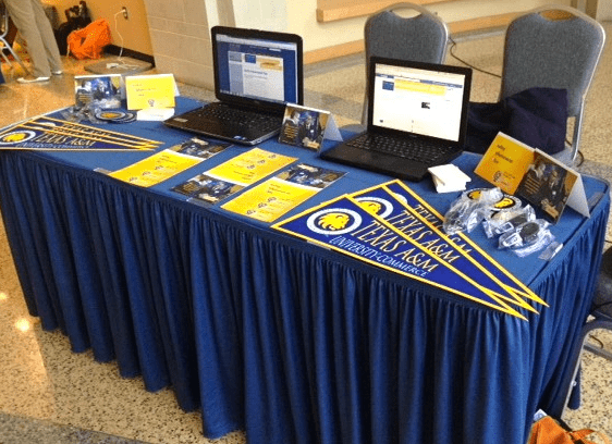 QEP table with two laptops