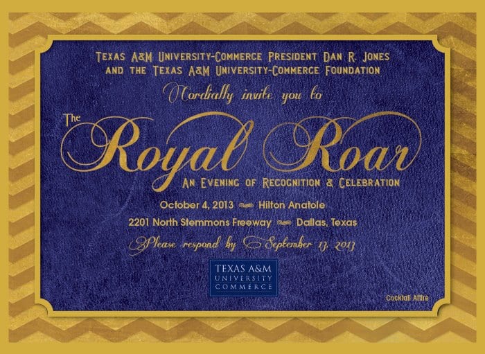 Royal Roar flyer