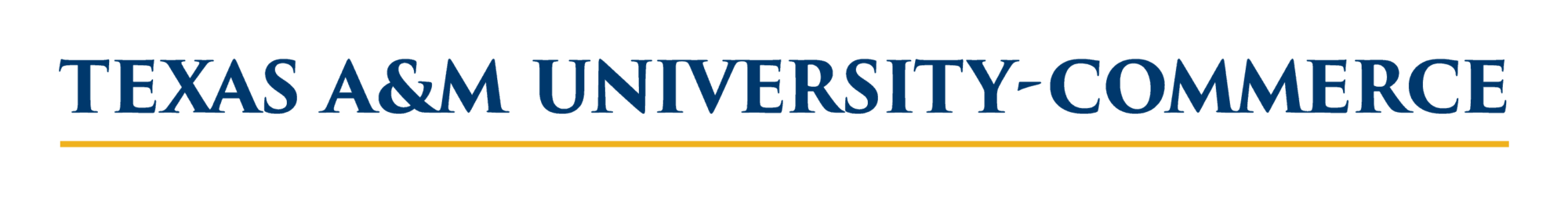 University logo with one line full name of the university on light background.