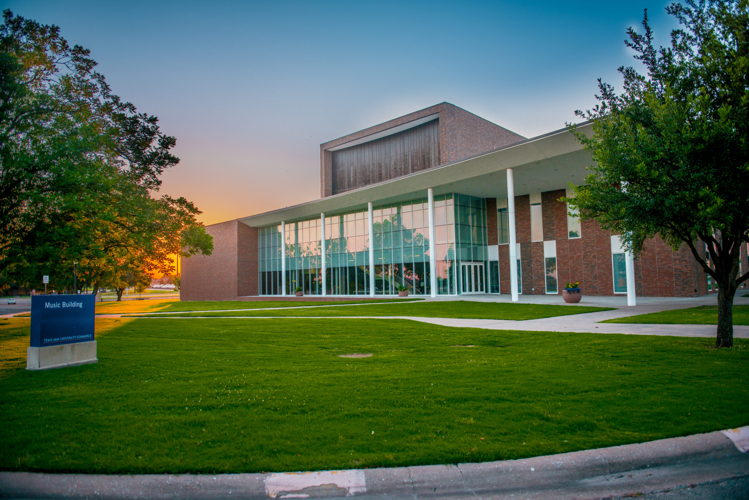 Music Building on Campus.