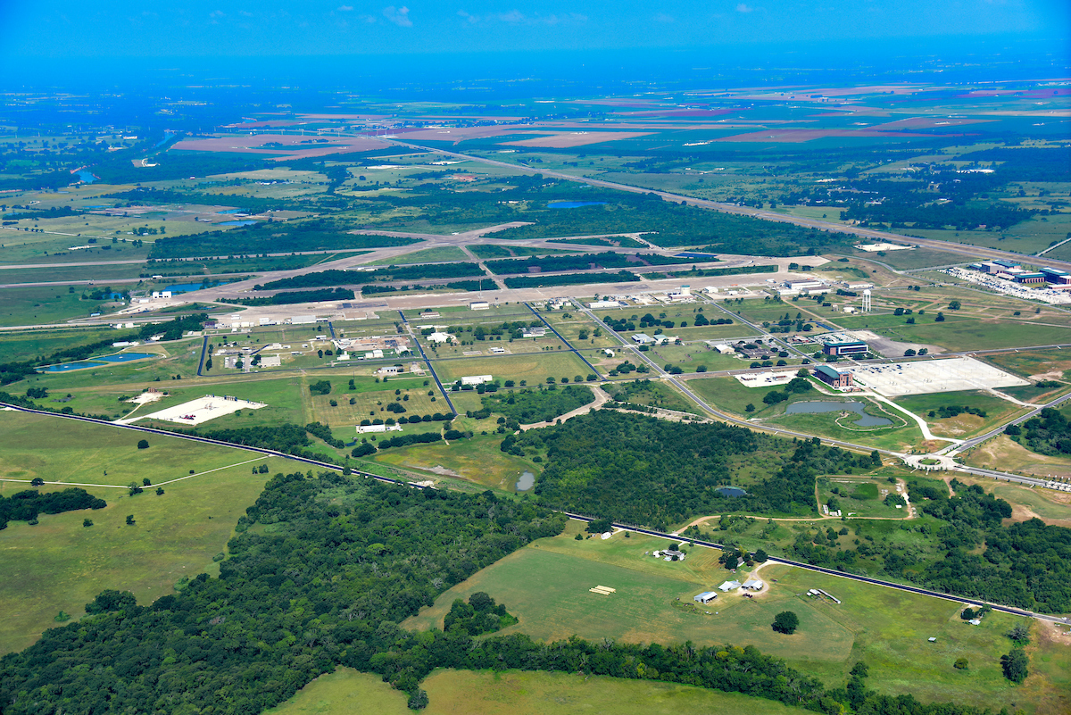 air view od the Rellis Campus.