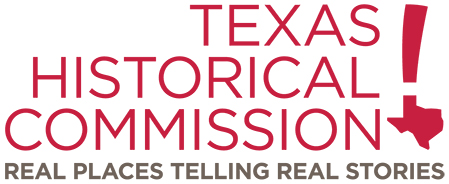 Texas Historical Commission logo.