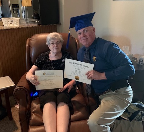 Sheriff Tracy Murphree with his mother Ruth