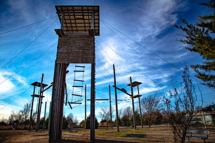 Challenge Ropes Course at the Outdoor Advanture.