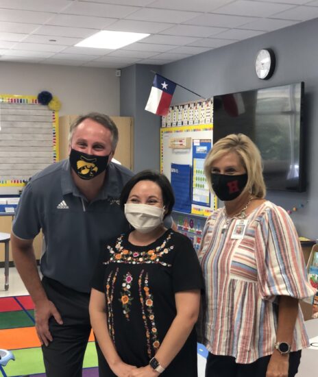 Left to right: Dr. David Vroonland, Rocio Almanza and Dr. Susan Williams