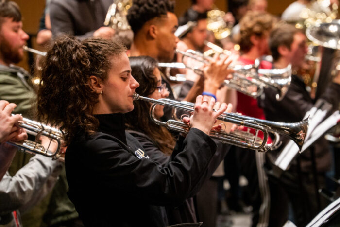 Students play at the Moody.