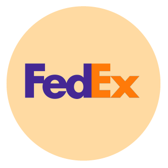 FedEx logo.