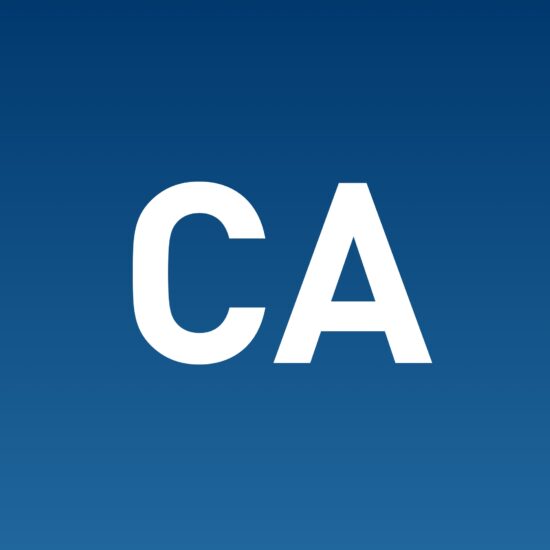 CA initials