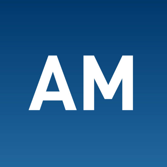 A and M white letter