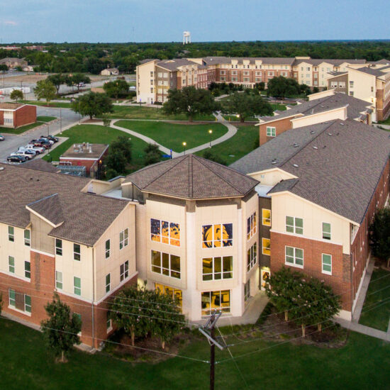 Dorms on the TAMUC campus.