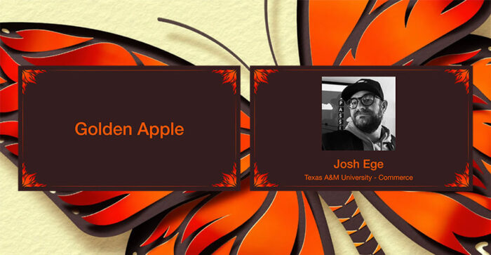 Joshua Ege Golden Apple Award