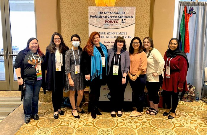 Department of Counseling faculty and students at 2021 TCA conference
