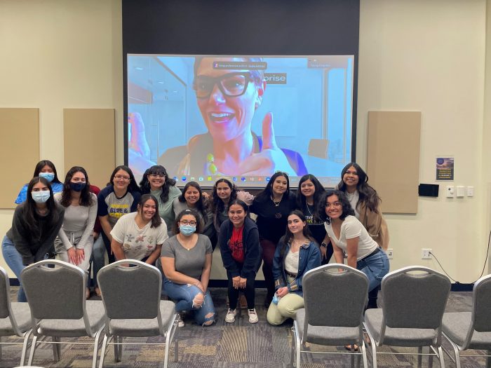 Group photos of students attending Planning for the Future with Stephanie Richardson