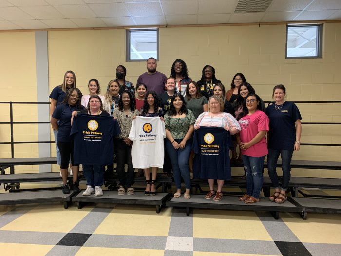 Scholarship recipients from Mount Pleasant ISD.