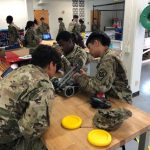 JROTC cadets participate in robotics training at A&M-Commerce