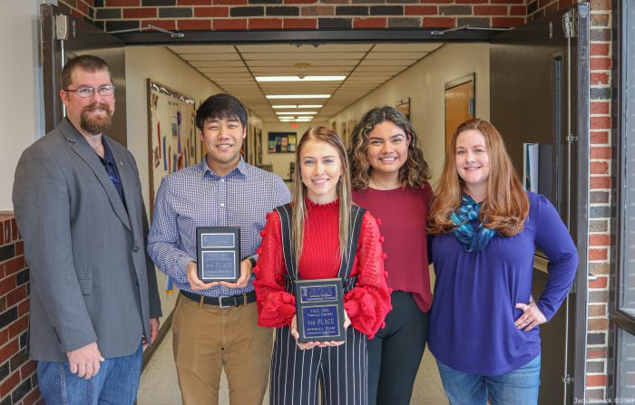 Dr. Jared Mumm, Samuel Suh, Lauryn Rader, Lucero Osornio, Dr. Amy DeLisle