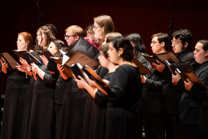 People singing in a choir