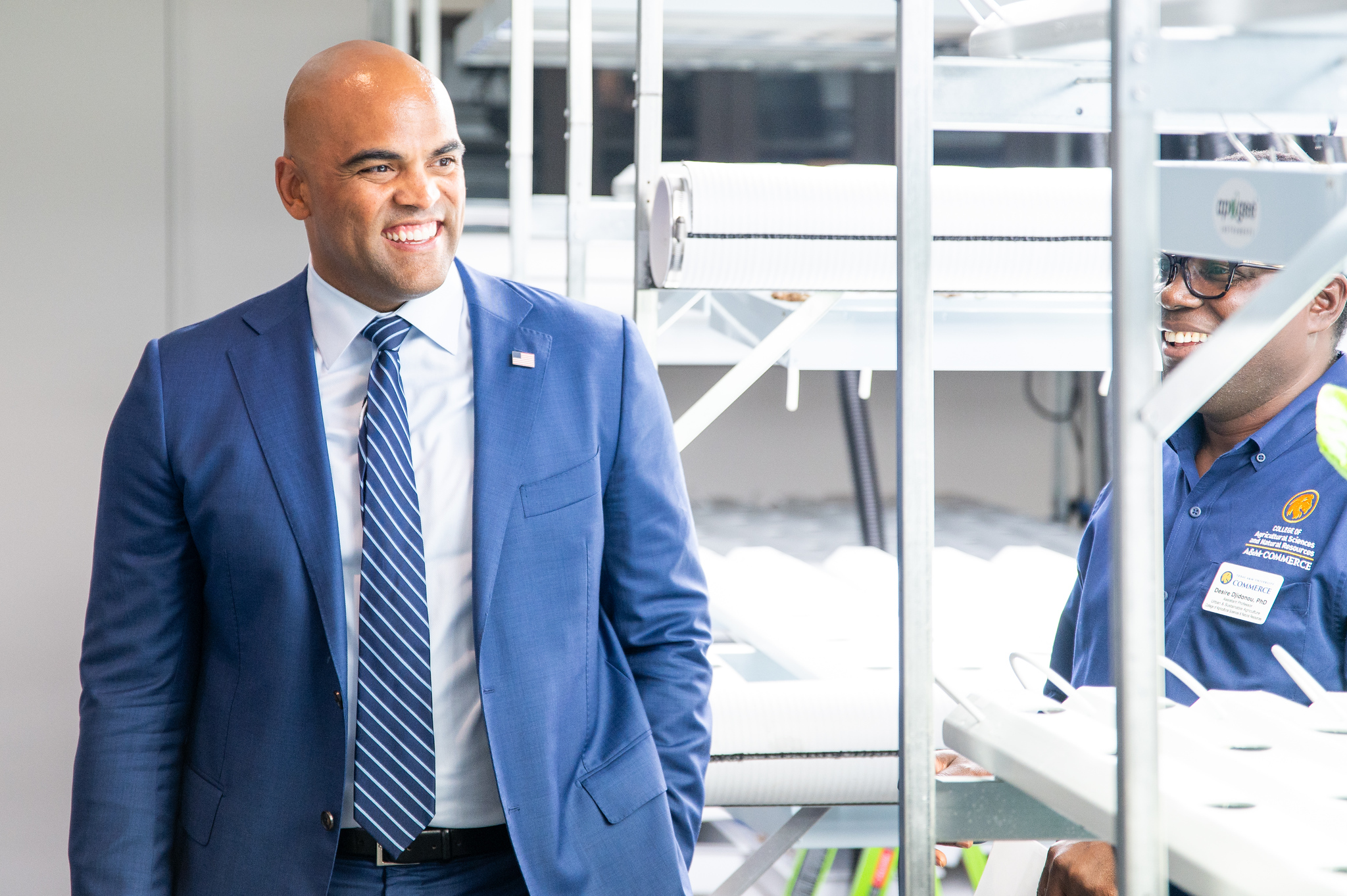 U.S. Congressman Colin Allred Visits at Dallas East