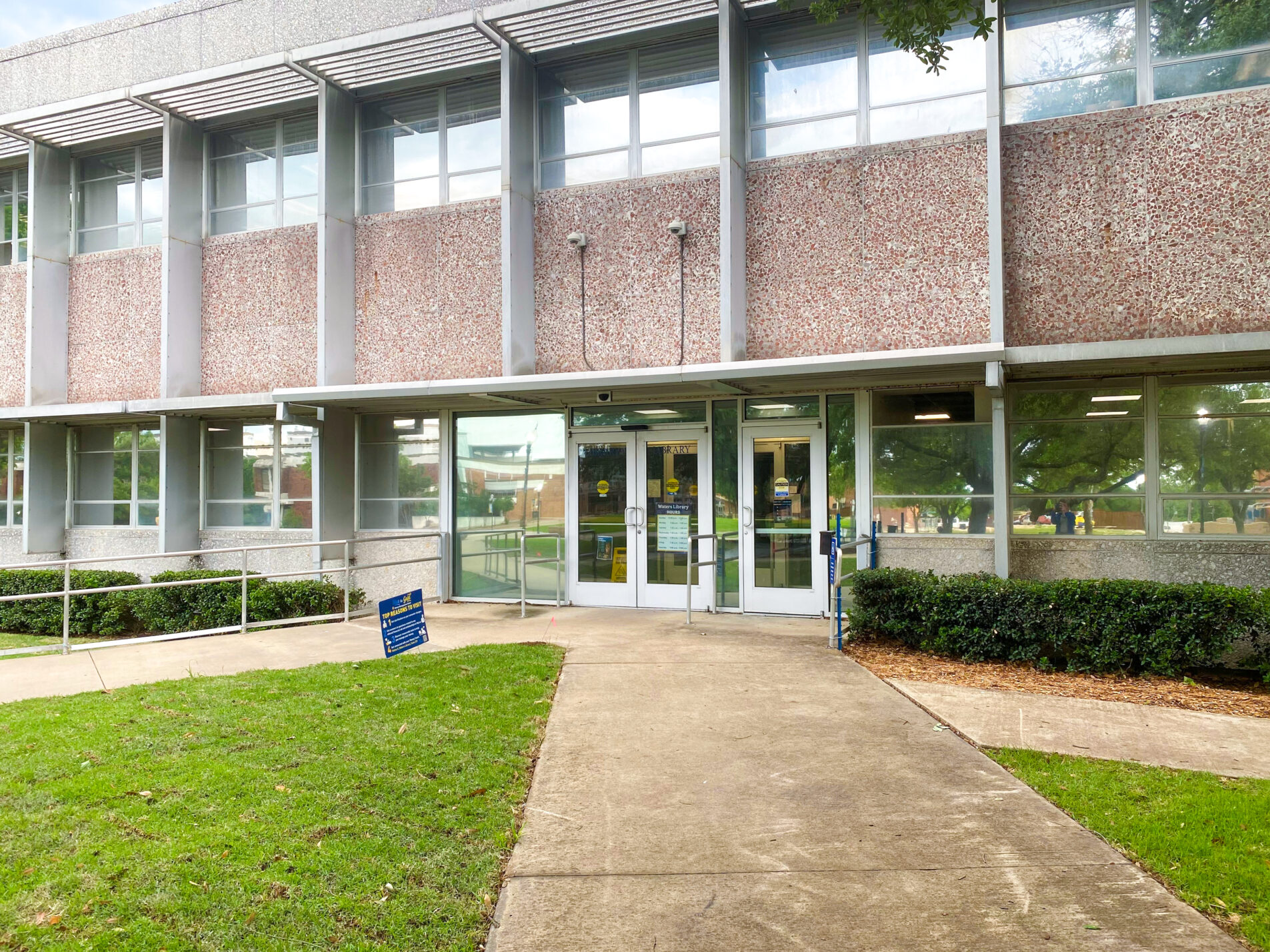 Waters Library south entrance